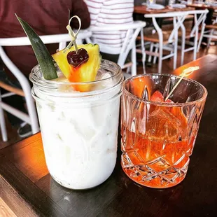 Pina Perfect and R&amp;B old Fashioned