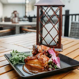 Root and Branch Pork Belly Lollipops