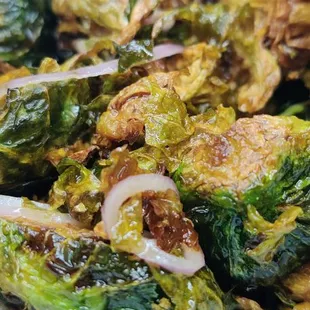 Fried Brussel Sprouts