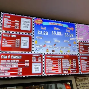 Updated menu