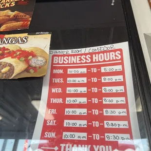 Business hours