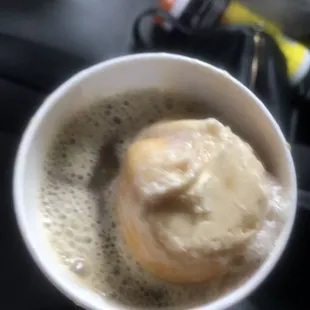 Root beer float