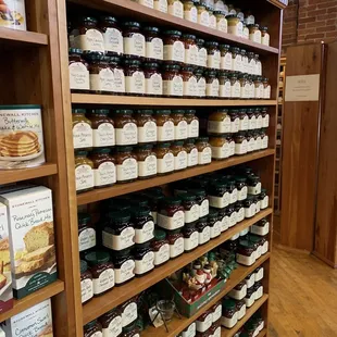 More jars of food, pancake mixes etc