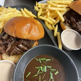 Short rib sandwich special