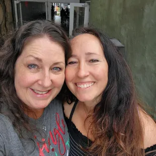 two women posing for a picture