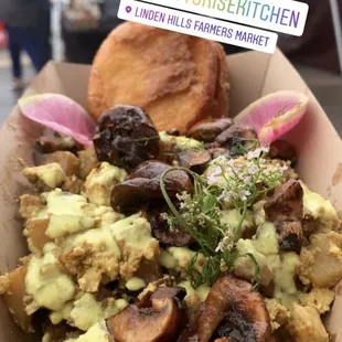 Tofu Hash Benedict