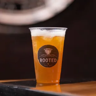 We have house-brewed botanical teas available in Green, Red, or White strains!