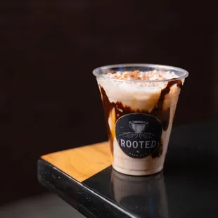 Salted Kavachino Signature Kava Mocktail