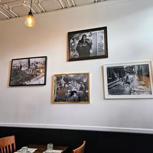 I love the photography on the walls!