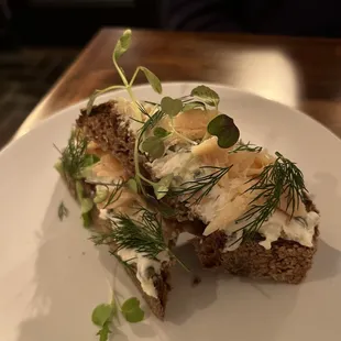 Smoked Trout Toast
