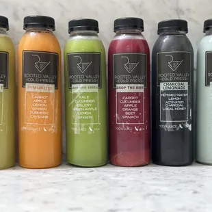 Cold pressed juices
