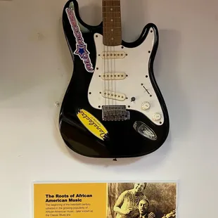 The Roots of African American Music exhibit.