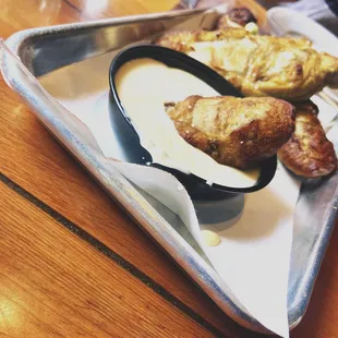 Pretzels and bar cheese... watch out these are good and you will get full! Danger rated for delicious!