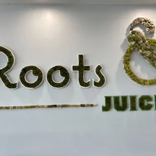 Nice wall art/signage.