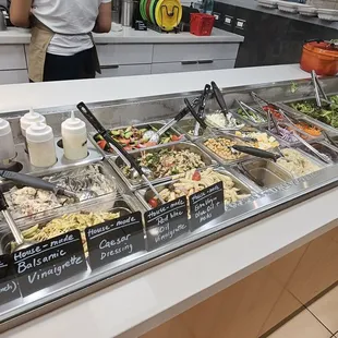 Fresh greens and sides