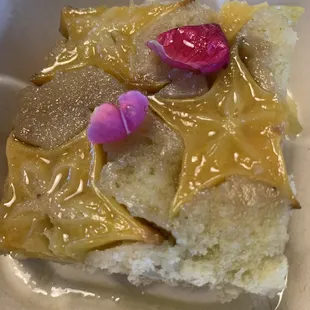 Starfruit upside down cake. Incredible.