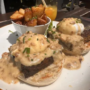 Scrapple Benedict