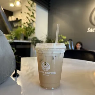 sweet potato pie latte