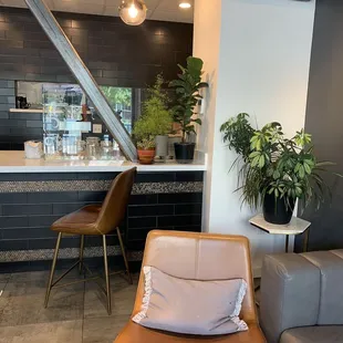 Interior of the building