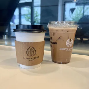 Iced Mocha W/ Banana Syrup