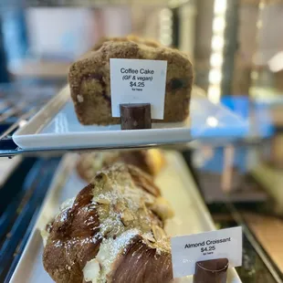 two trays of pastries