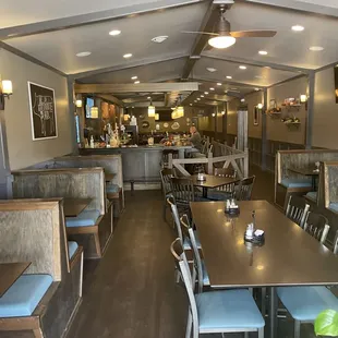 Looking in from entrance