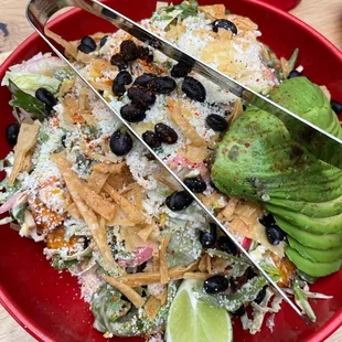 Southwest Chipotle Chicken &amp; Avocado Salad