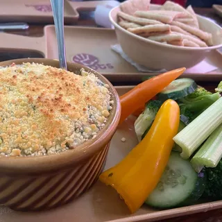 Spinach, Roasted Red Pepper & Artichoke Dip