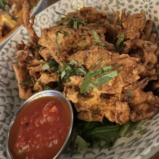 Onion Pakoras (V) (GF)