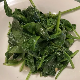 Sauteed Baby Spinach