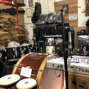 All kinds of instruments and gear