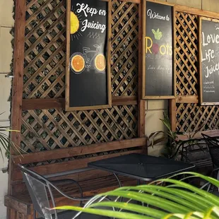 If you can, sit outside!