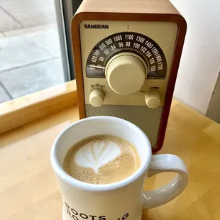 vanilla oat milk latte ($5)