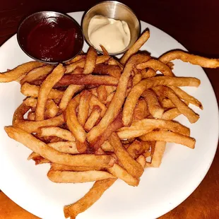 Hand cut fries