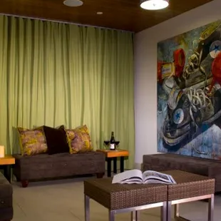 interior, sushi and sashimi