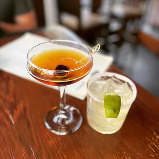 Margarita and Manhattan