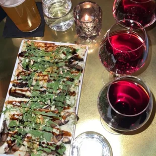 Pesto Flatbread Pizza