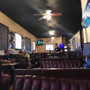 customers sitting at tables