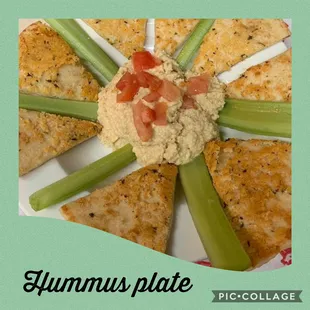 Hummus plate