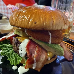 Western Bacon Avocado Burger