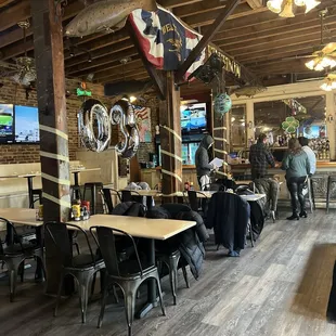 the interior of a restaurant