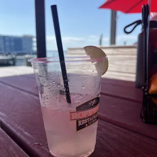 Margarita on the deck was refreshing