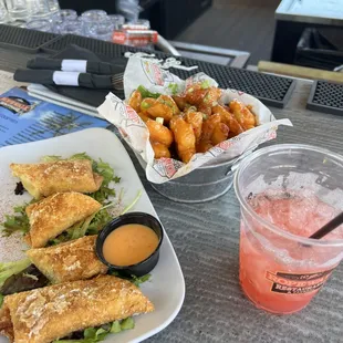 Crab Cake Egg Rolls