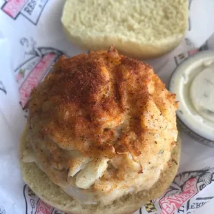 Crab Cake Sandwich