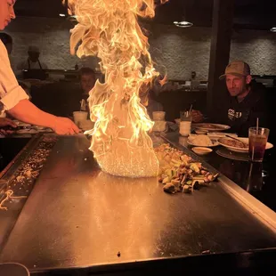 a chef in a restaurant
