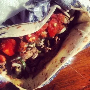 Roque's famous carnitas.