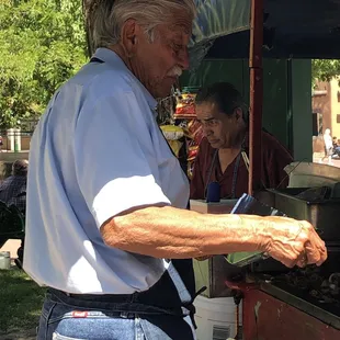 The best green chili tamales in the world!