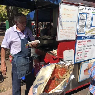 outside, burritos and wraps