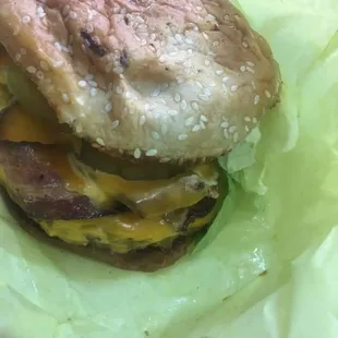 Bacon cheeseburger