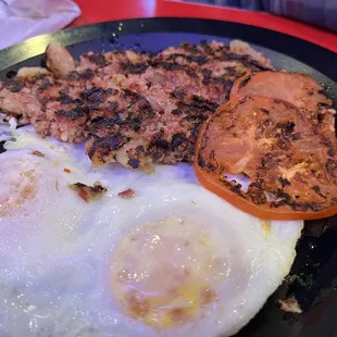Corned Beef Hash and Eggs